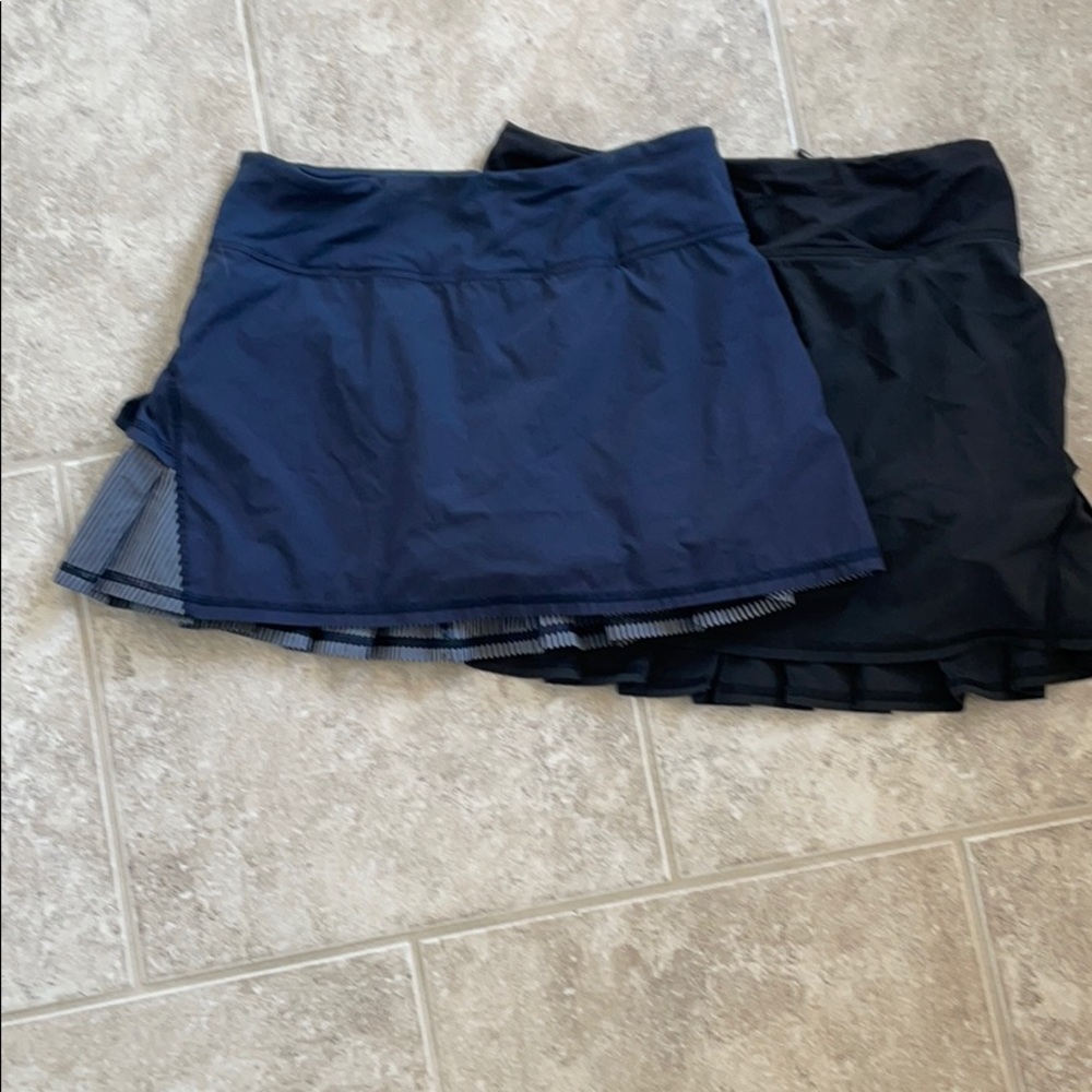 2 pairs lululemon athletic skirts Size 2